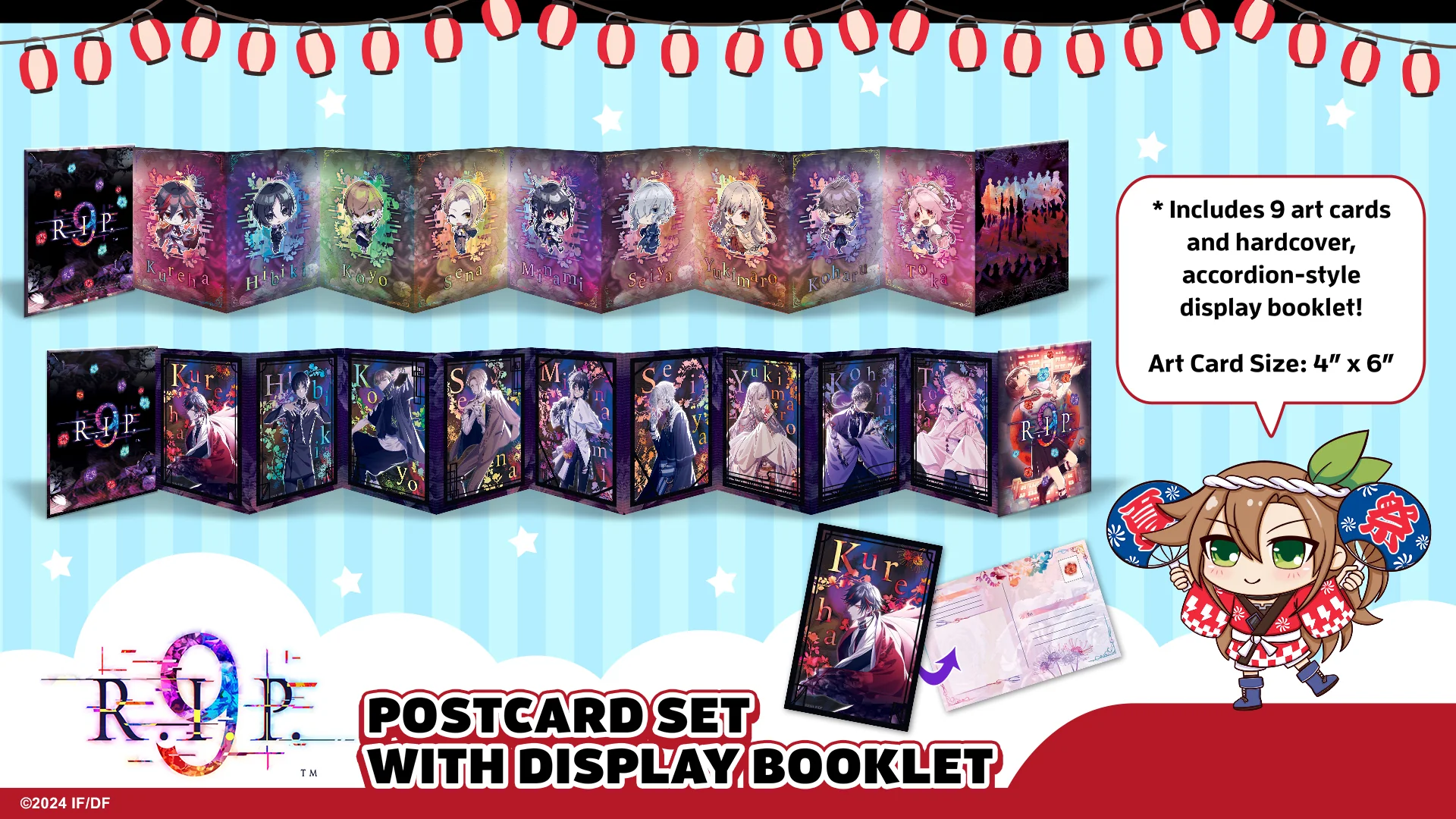 9 R.I.P. Postcard Set